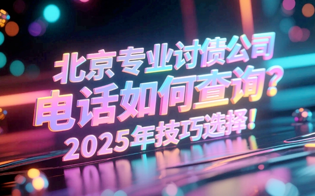 北京专业讨债公司电话如何查询？2025年技巧选择！.jpg