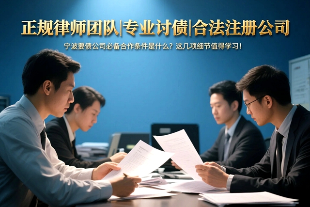 宁波要债公司必备合作条件是什么？这几项细节值得学习！.jpg