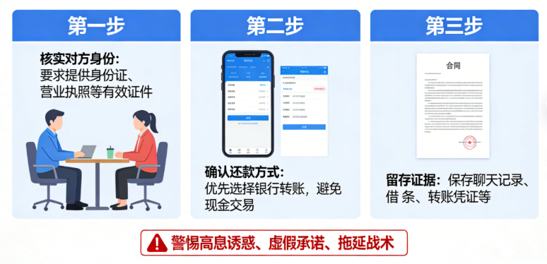 要账过程中如何防止被骗