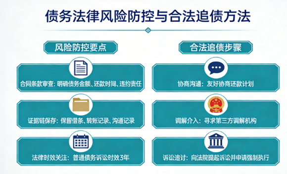债务法律风险防控与合法追债方法