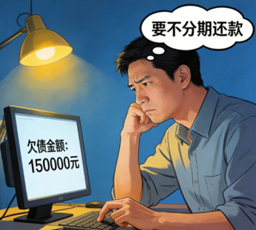 欠款太多可以分期还吗?