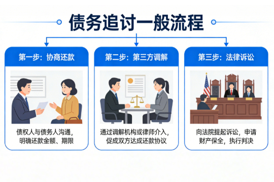 债务追讨一般如何进行？