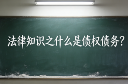 法律知识之什么是债权债务？