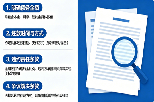 哪些合同条款对债务追讨最重要？